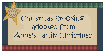 Click here to adopt your Christmas Stocking at Anna's Family Christmas.