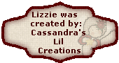 Click here to adopt Lizzi at Cassandra's Lil Creations