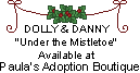Click here to adopt your Meet me under the Mistletoe Dolly Dimple at Paula's Adoption Boutique.