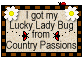 Click here to adopt your Lucky Ladybug at Country Passions.