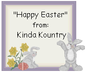 Click here to adopt Happy Easter sign at Kinda Kountry.