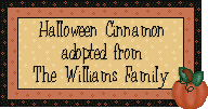 Click here to adopt Halloween Cinnamon at The Williams Family.