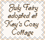Click here to adopt your Ginger Fairy at Kay's Cozy Cottage.