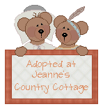Click here to adopt your bears at Jeanne's Country Cottage.