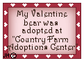 Click here to adopt your Valentine Bear at Heather's Country Farm.