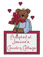 Cick here to adopt your Valentine Bear at Jeanne's Country Cottage.