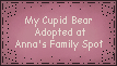 Click here to adopt your Valentine Angel Bear at Anna's Family Spot.