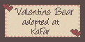Click here to adopt your Valentine Bear at KaFar.