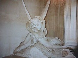 Eros and Psyche (1793) - marble statue by Antonio Canova (1757-1822). 