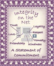 Integirty on the Net - http://www.blessmoo.com/integrity - Site Closed