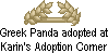 Click here to adopt your Greek Panda at The Country Beardies.
