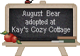 Click here to adopt your Bear at Kay's Cozy Cottage.