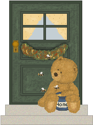 Shhhh !  Be quiet !  Bears are reading.