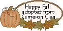 Click here to adopt Happy Fall at Cameron Clan.