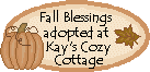 Click here to adopt Fall Blessings at Kay's Cozy Cottage.