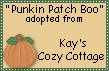 Click here to adopt your Fall Ginger Fairy at Kay's Cozy Cottage.