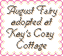 Click here to adopt your Ginger Fairy at Kay's Cozy Cottage.
