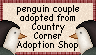 Click here to adopt your Penguin Couple at Country Corner Adoption Shop.